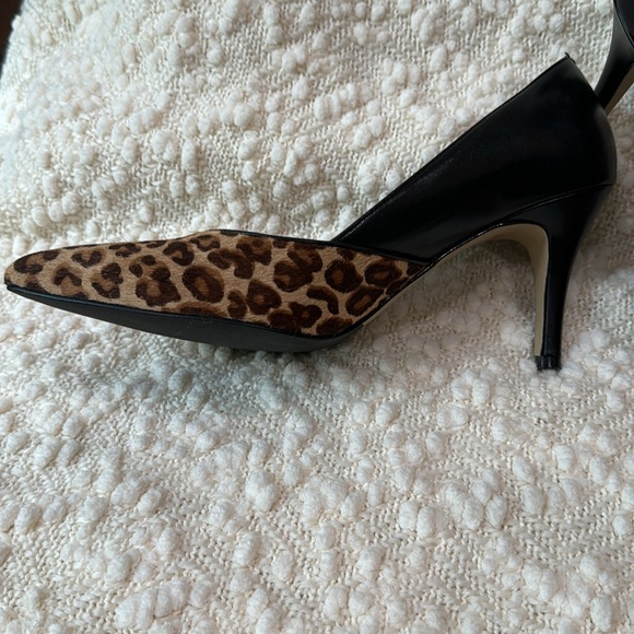 Size 11 Cole Haan pump. Black back half and a hair leopard print on the front. - Picture 7 of 7